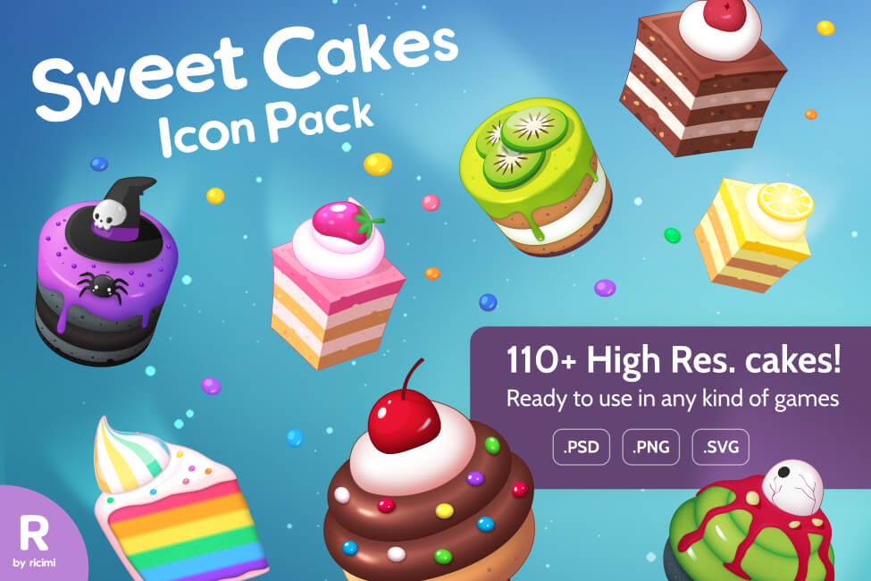 Sweet Cakes Icon Pack